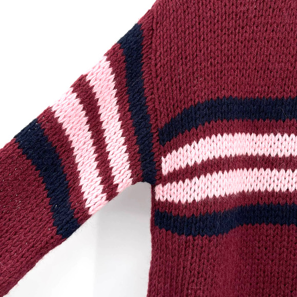 XIRENA Apres Ski Sweater in St. Moritz Size Small Burgundy Red Pink Alpaca Blend - Picture 11 of 16